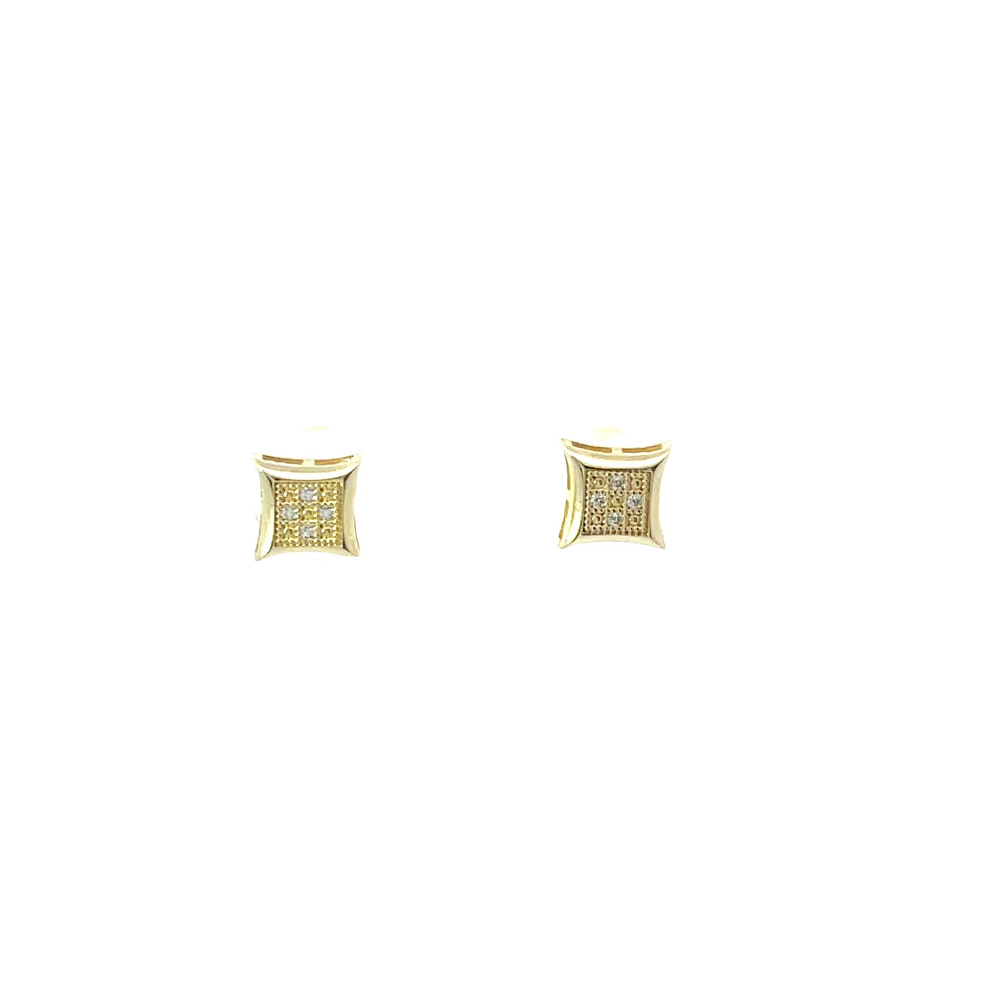 New 14K CZ Men’s Earrings H.J™️