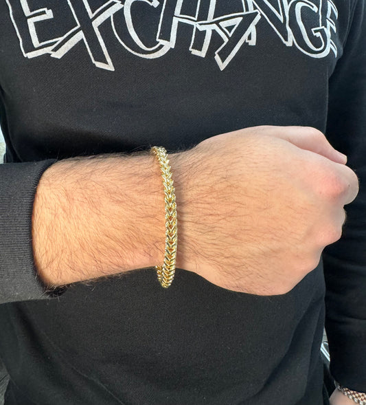 New 14K Franco Bracelet (6.2MM). H.J™️