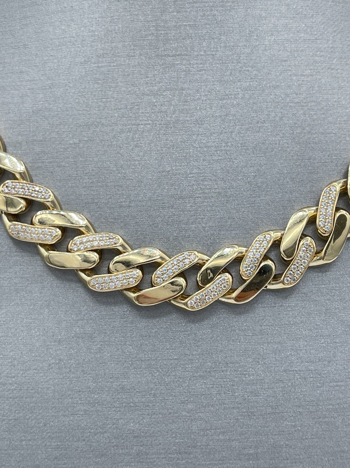 New 14K CZ Itallo Choker (12.5MM). H.J™️