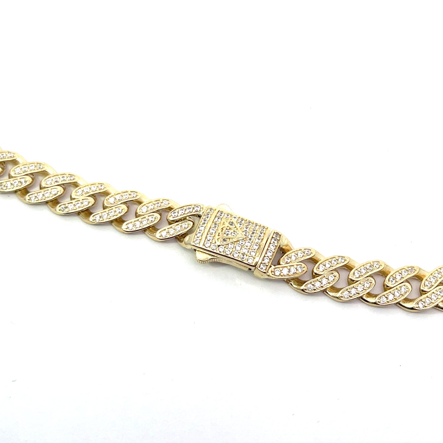 New 14K Full CZ Itallo Choker (8.6MM). H.J™️