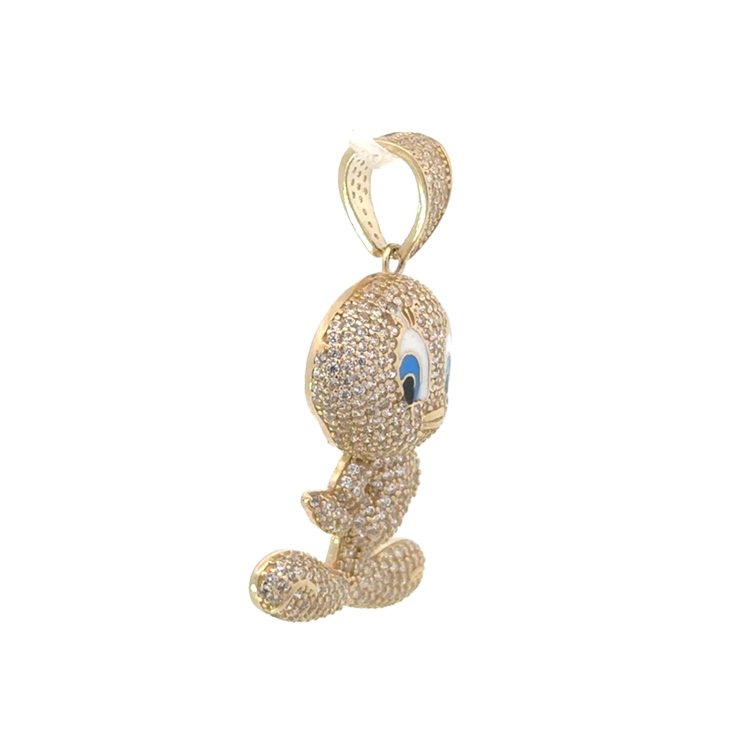 New 14K CZ Tweety Bird Pendant. H.J™️