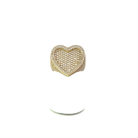 New 14K CZ Heart Women’s Ring. H.J™️