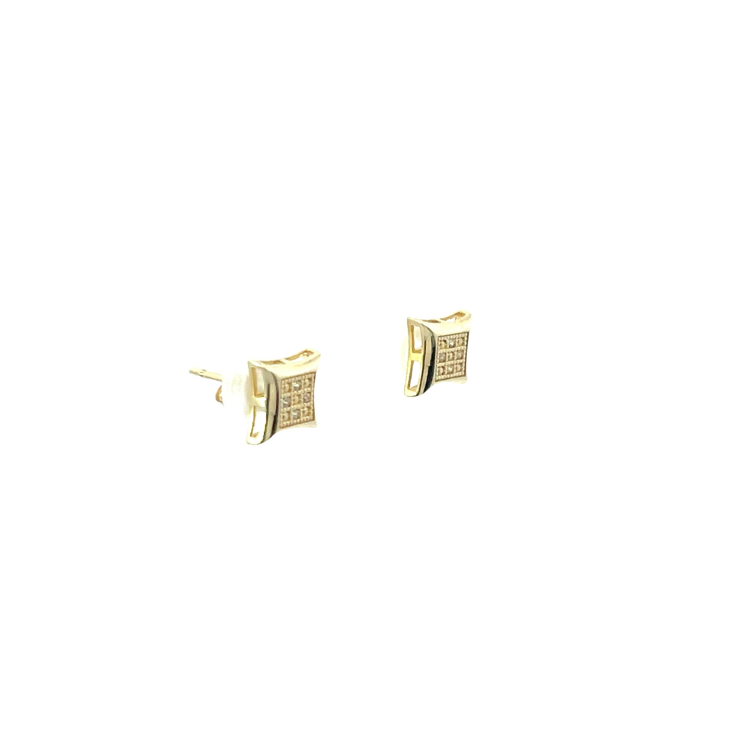 New 14K CZ Men’s Earrings H.J™️