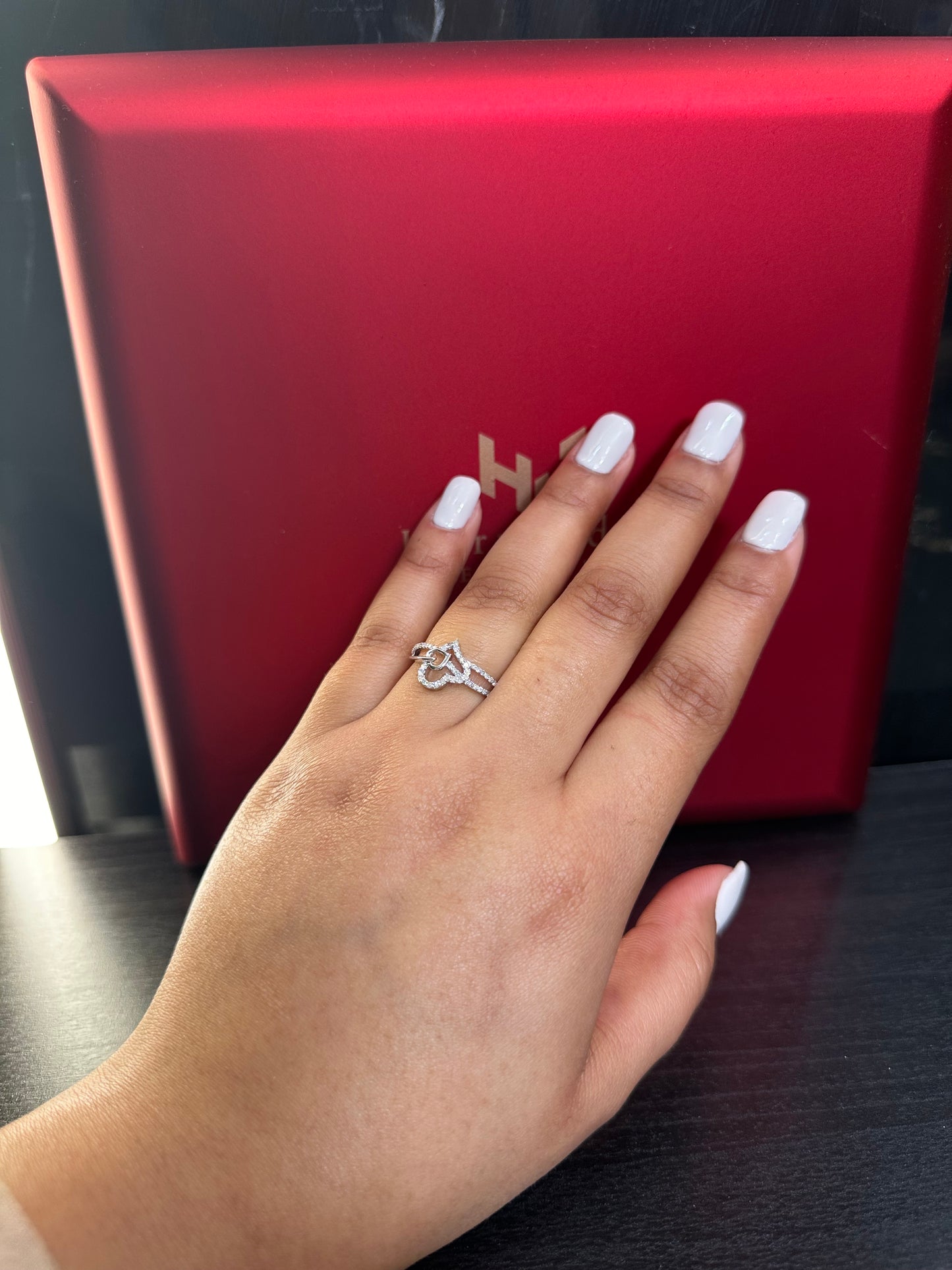 New 14K White Gold Women's Diamond Ring. H.J™️