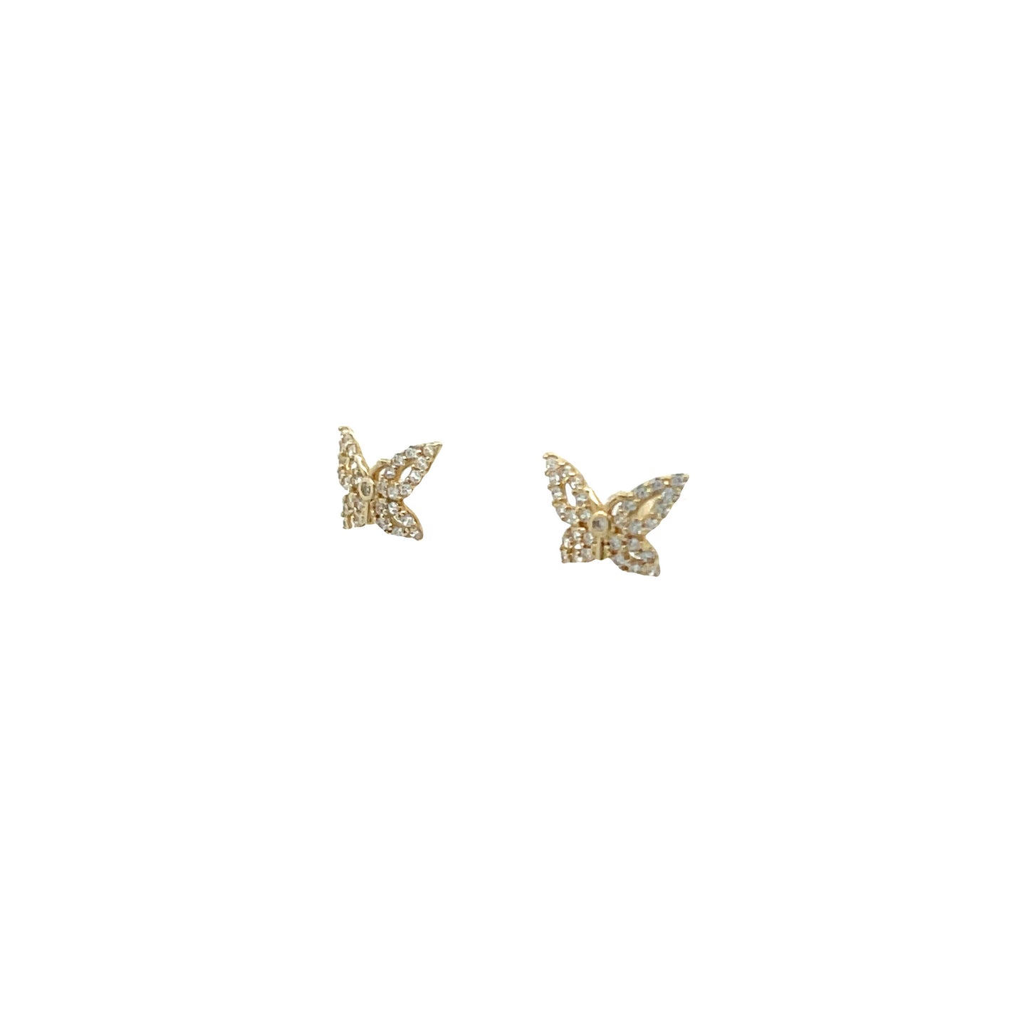 New 14K CZ Butterfly Women’s Earrings. H.J™️