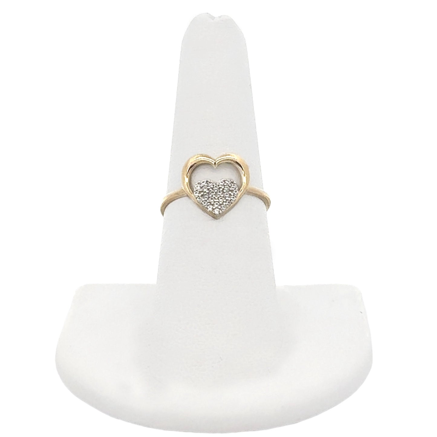 New 14K CZ Heart Ring. H.J™️