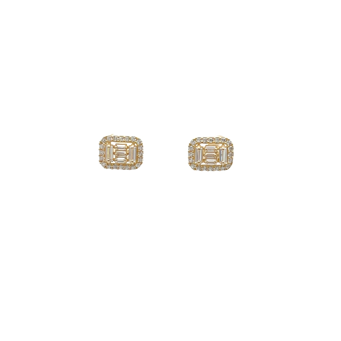 New 14K CZ Women’s Earrings. H.J™️