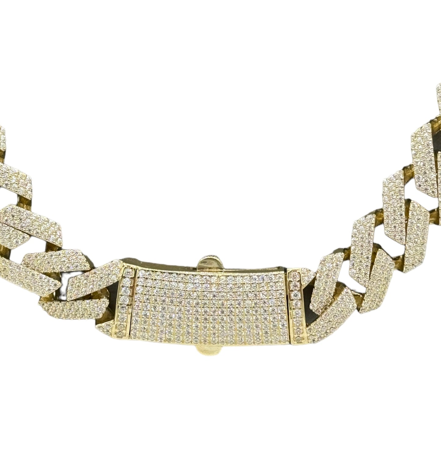 New 14K Full CZ Itallo Edge Choker (13.2MM) H.J™️