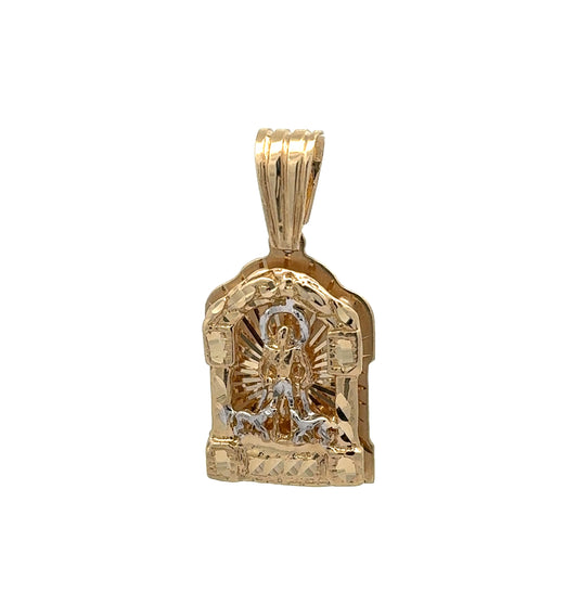 New 14K Gold Saint Lazarus Pendant. H.J™️